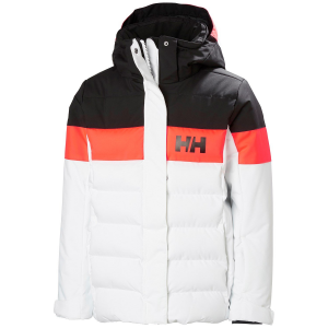 Image of Kid's Helly Hansen Diamond Jacket Girls' 2025 in White size 10 | Polyester