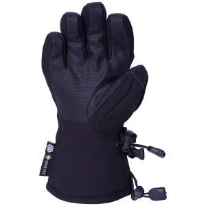 Image of Kid's 686 GORE-TEX Linear Gloves 2026 in Black size Medium | Leather