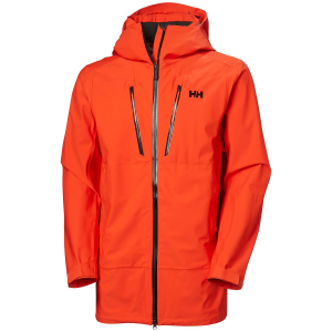 Image of Helly Hansen Alpha 3L Long Shell Jacket Men's 2025 in Orange size 2X-Large | Polyester