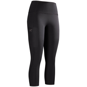 Image of Women's Arc'teryx Rho Boot Cut Bottoms 2025 in Black size X-Large | Elastane/Polyester