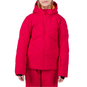 Image of Kid's Rossignol Staci Jacket Girls' 2025 in Red size 16 | Polyester