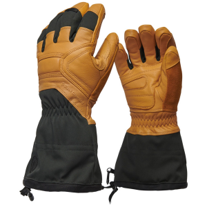 Image of Black Diamond Guide Gloves 2025 in Khaki size Medium | Nylon/Wool/Leather