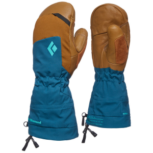 Image of Women's Black Diamond Mercury Mittens 2025 in Blue size X-Small | Leather