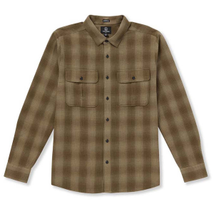 Image of Volcom Shadowstone Long-Sleeve Men's 2024 in Brown size X-Large | Acrylic/Cotton