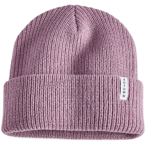 Image of Kid's Autumn Basic Y Beanie Hat 2025 in Pink | Acrylic