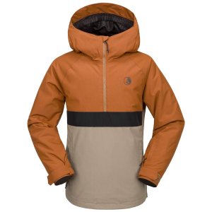 Image of Kid's Volcom Sluff Insulated Pullover Jacket 2025 in Brown size X-Small