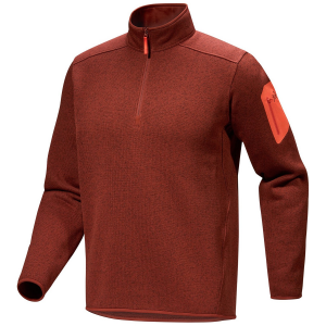 Image of Arc'teryx Covert 1/2 Zip Fleece Men's 2024 in Red size Small | Polyester