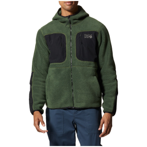 Image of Mountain Hardwear HiCamp(TM) Fleece Hoody Men's 2024 in Green size Medium | Polyester