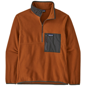 Image of Patagonia Microdini 1/2 Zip Pullover Men's 2025 in Orange size X-Large | Nylon/Polyester