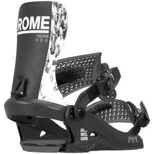 Image of Rome Trace Pro Snowboard Bindings 2025 in Black size Large/X-Large | Nylon/Aluminum