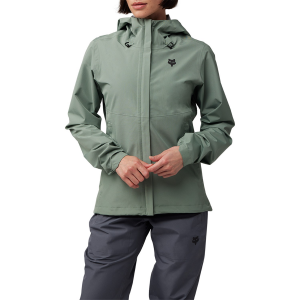 Image of Women's Fox Racing Fox Ranger 2.5L Water Jacket 2024 in Green size Small | Polyester