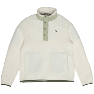 Image of Armada Kenlem Fleece Popover Unisex 2024 in White size Large | Lycra/Polyester