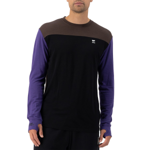 Image of MONS ROYALE Yotei Long-Sleeve Top Men's 2025 in Purple size 2X-Large | Wool