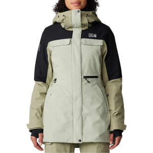 Image of Women's Mountain Hardwear Powder Maven(TM) Parka Jacket 2025 in Green size Medium | Nylon