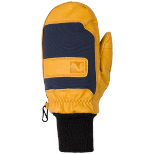 Image of Flylow Unicorn Mittens 2025 in Yellow size Large | Leather/Polyester