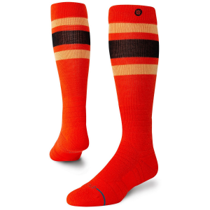 Image of Stance Boyd Mid Wool Snow Socks 2025 in Red size Large | Nylon/Wool/Elastane