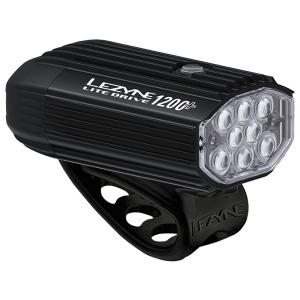 Image of Lezyne Lite Drive 1200+ Front Bike Light 2024 in Black | Aluminum