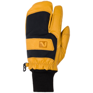 Image of Flylow Maine Line Gloves 2025 in Orange size Small | Leather/Polyester