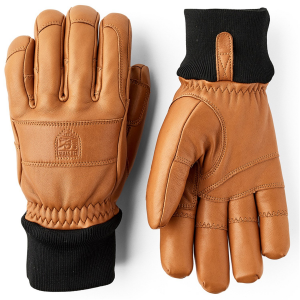 Image of Hestra Ergo Grip CZone Vernum Gloves 2025 in Black size 8 | Leather/Polyester