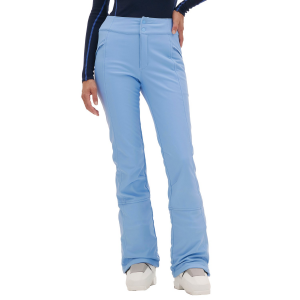 Image of Women's Halfdays Emma Soft Shell Pants 2025 in Blue size Medium | Nylon/Spandex/Polyester