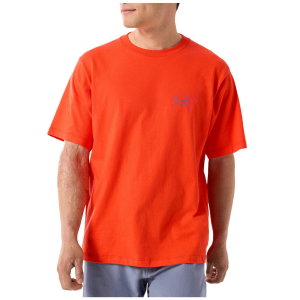 Image of Arc'teryx Kragg Cotton Logo Short-Sleeve T-Shirt Men's 2024 in Orange size X-Large