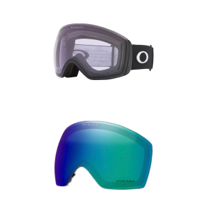 Image of Oakley Flight Deck L Goggles 2025 Package () + Accessories in White