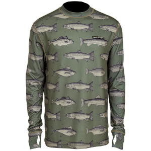 Image of Airblaster Base Layer Top Men's 2025 in Green size Small