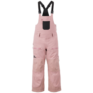 Image of Kid's Flylow Baker Jr Bibs 2025 in Pink size Small | Nylon/Polyester