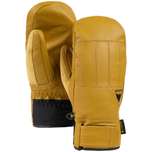 Image of Burton Gondy GORE-TEX Leather Mittens 2025 in Yellow size Small