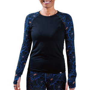 Image of Women's Wild Rye Evie Raglan Lite Top 2025 in Blue size 8 | Spandex/Wool/Polyester