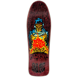 Image of Santa Cruz Skateboards Knox Firepit Reissue Skateboard Deck 2025 size 10.07