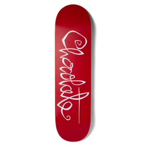 Image of Chocolate Perez OG Script Skateboard Deck 2025 size 8.4