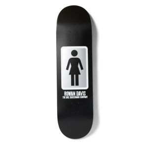 Image of Girl Davis OG Black White Skateboard Deck 2025 size 8.5