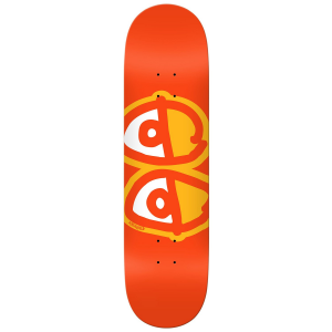 Image of Krooked Team Eyes Orange Skateboard Deck 2025 size 8.25