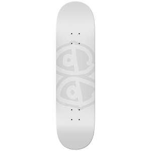 Image of Krooked Team Eyes White Skateboard Deck 2025 size 8.06