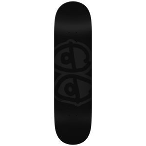 Image of Krooked Team Eyes Black Skateboard Deck 2025 size 8.5