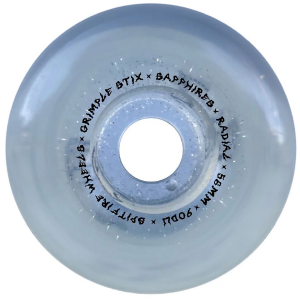 Image of Spitfire x Grimple Stix Dust 90d Sapphires Skateboard Wheels 2025 size 58