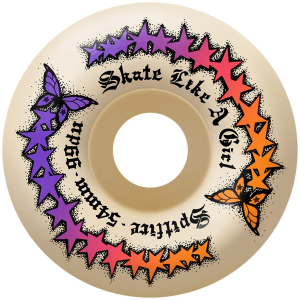 Image of Spitfire Formula Four 99d Radial Full Skate Like A Girl Evolution Skateboard Wheels 2025 size 54