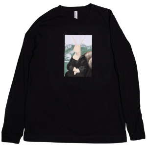 Image of Spiral Renaissance Long Sleeve T-Shirt Unisex 2025 in Black size Medium | Cotton