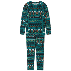 Image of Kid's Reima Taitoa Thermal Base Layer Set 2025 in Green size 8-9 | Wool/Polyester