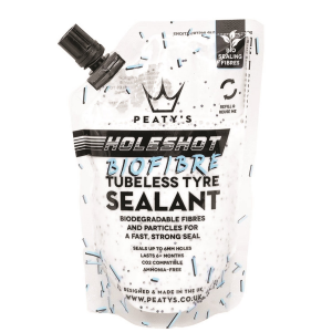 Image of Peaty's Holeshot BioFibre 120Medium/Large Tubeless Sealant 2024 - 120Medium/Large Pouch size 120Ml Pouch