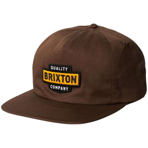 Image of Brixton Osborn Snapback Hat 2024 in Brown | Cotton/Polyester