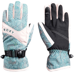 Image of Kid's Roxy Jetty Gloves Girls' 2025 in Pink size Large | Leather