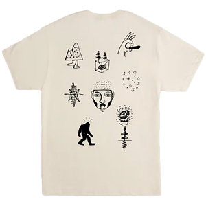 Image of Autumn Heiroglyphics T-Shirt Men's 2024 White size Medium | Cotton