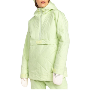 Image of Women's Roxy Radiant Lines Overhead Jacket 2025 in Green size X-Large | Polyester