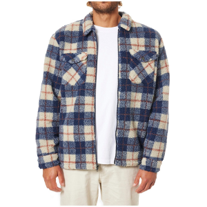 Image of Katin Anderson Sherpa Jacket Men's 2024 in Blue size Small | Cotton/Polyester