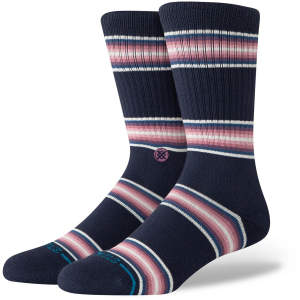 Image of Stance Hill Top Crew Socks 2024 in Blue size Medium | Nylon/Cotton/Elastane