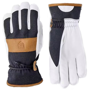 Image of Women's Hestra Voss CZone Gloves 2026 in Black size 10 | Leather/Polyester