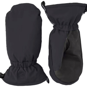 Image of Hestra Mist Mittens 2025 in Black size 8 | Leather/Polyester