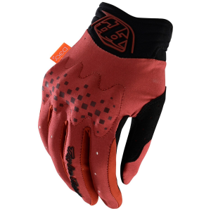 Image of Women's Troy Lee Designs Gambit Bike Gloves 2024 in Red size 2X-Large